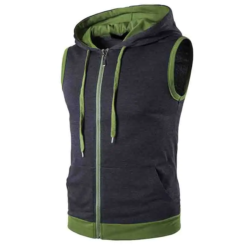 Мода 2020 джентльменская забавная шапка на молнии без рукавов спортивный жилет для