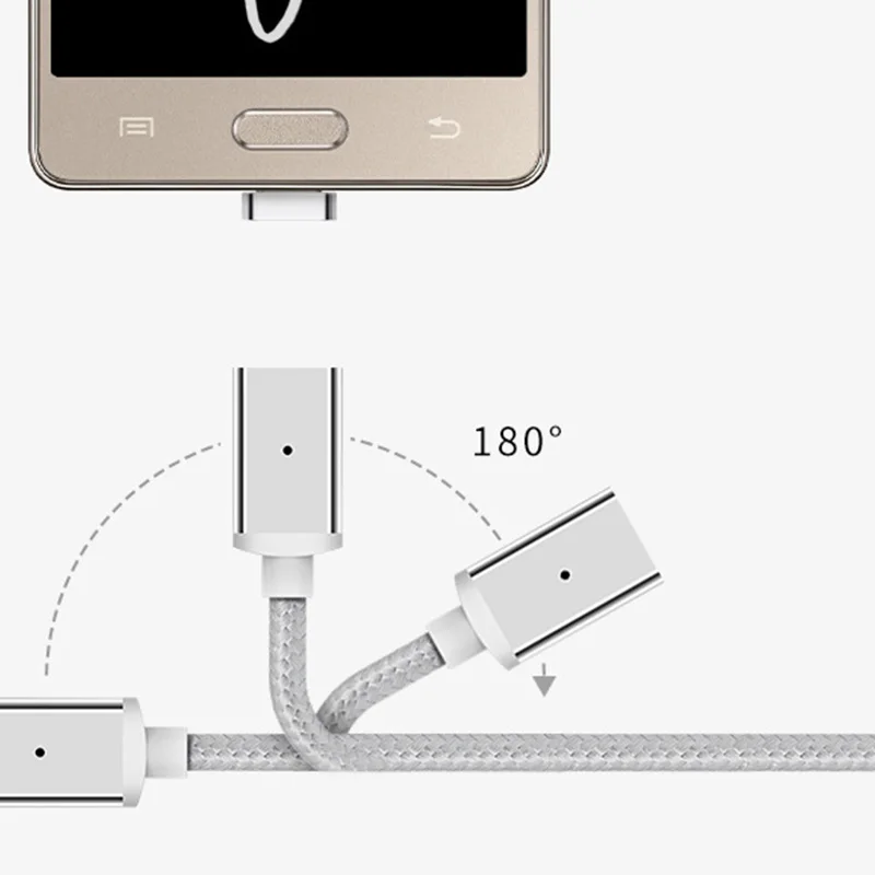 Магнитные зарядные устройства для Samsung Galaxy S9 LG Xiomi Huawei Usb кабель освещения IPhone 7 8