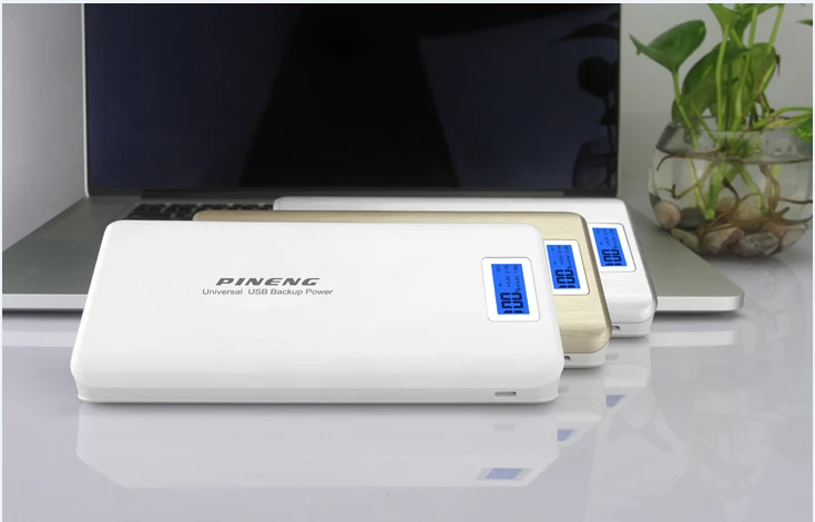 Оригинал Pineng 20000 мАч Емкость Power Bank PN 999 Портативный Резервный Внешнее Зарядное