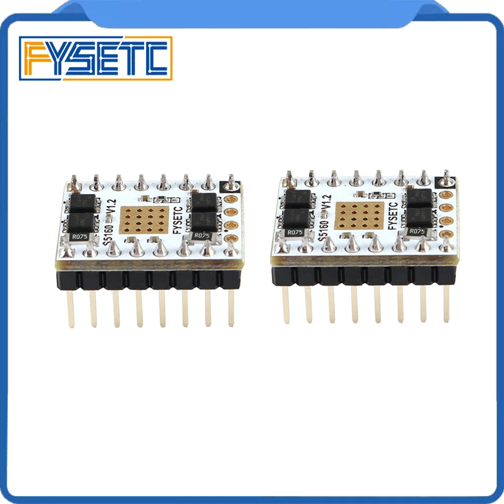 2 шт. 3D принтер части TMC5160 V1.2 SPI Драйвер шагового двигателя S5160 бесшумный драйвер