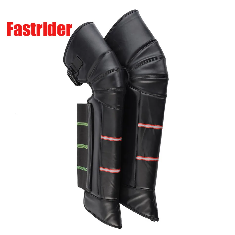 Высококачественный Зимний мотоциклетный наколенник из искусственной кожи