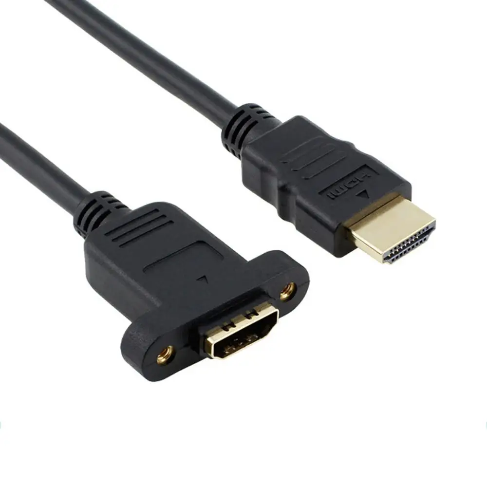 Удлинительный кабель с отверстием для винта 30 см HDMI A 1 4 19Pin|Компьютерные кабели и