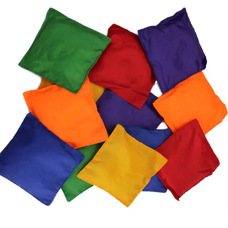 

WoSporT 5Pcs/set 12X12cm Cornhole Bags Bean CORNHOLE Bag Fabric ACA Regualtion Game outdoor nylon cornhole bag Funning game