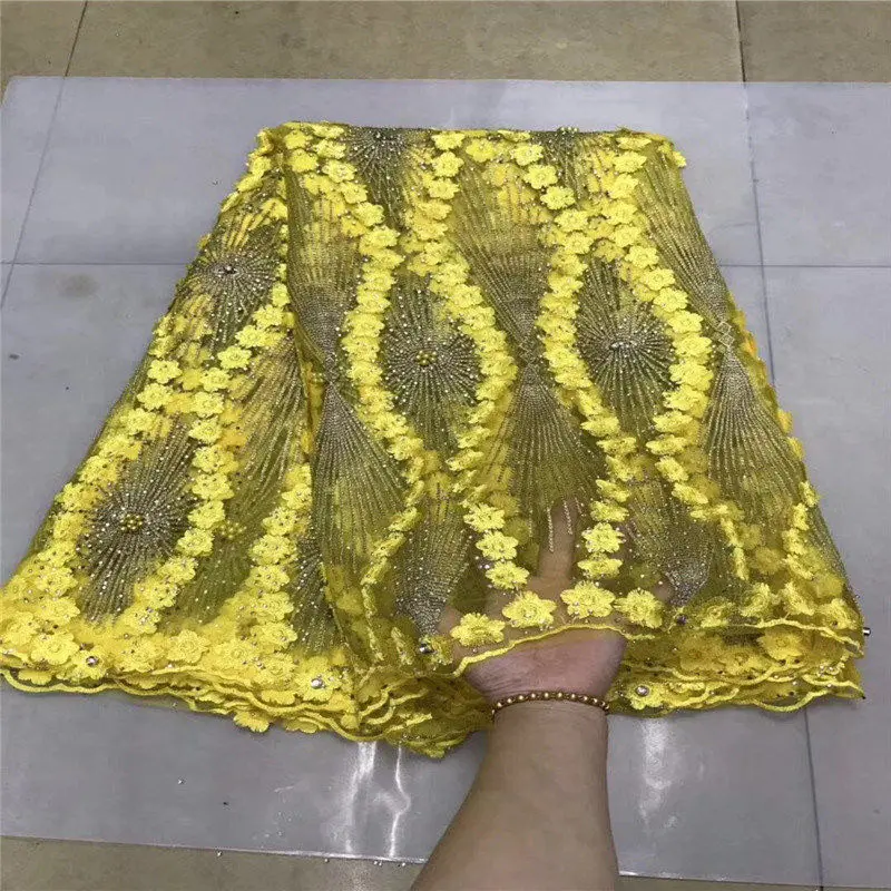 French Net Lace Fabric 2019 Latest African With Embroidery Mesh Tulle High quality Nigerian | Дом и сад