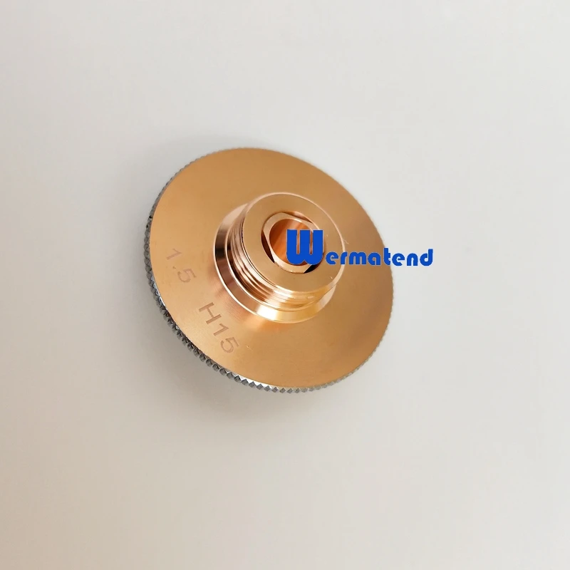 Wermatend 10 шт./лот Raytools сопло Двухслойное хромирование D32 H15mm BM109 BM111 насадки 120GJT0615