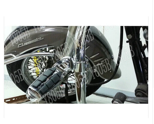 Chrome Footrest Foot Pegs For Honda Yamaha Suzuki Kawasaki Street Bobber Custom Chopper Cruisers Bike | Автомобили и мотоциклы