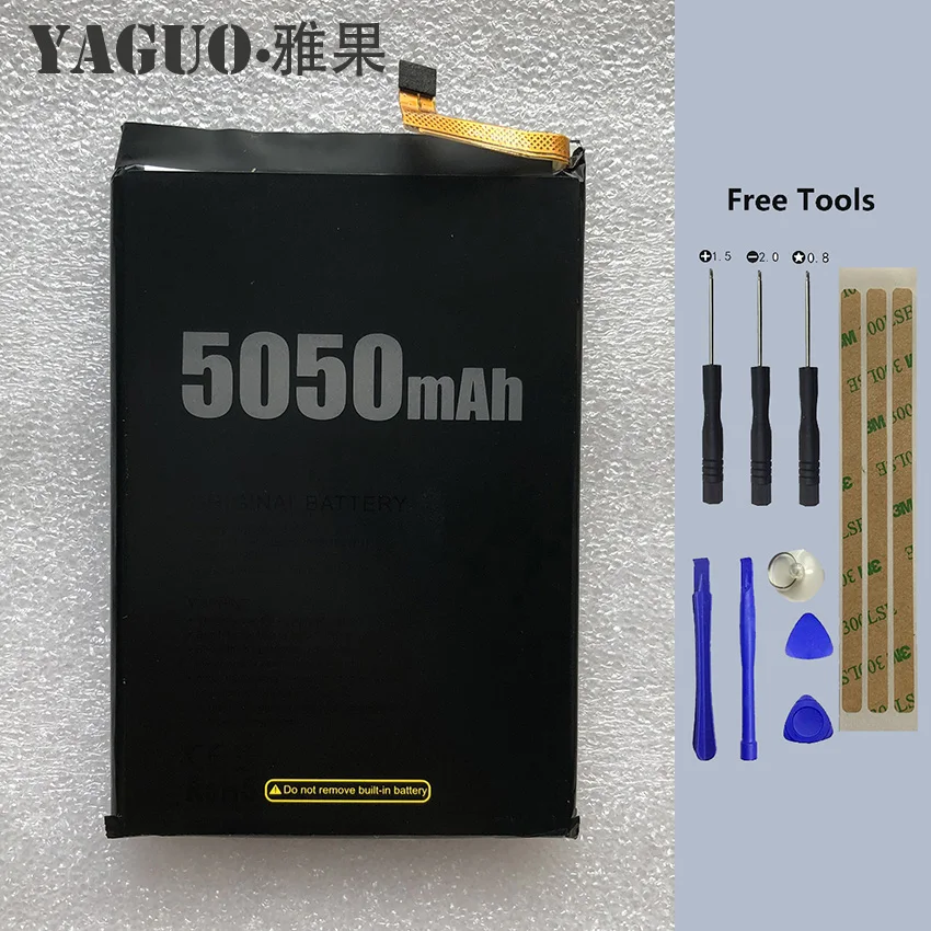 

100% New Original Battery Replacement 5050mAh Smart Phone Parts backup battery for Doogee BL5000 Smart Phone + Free Tools