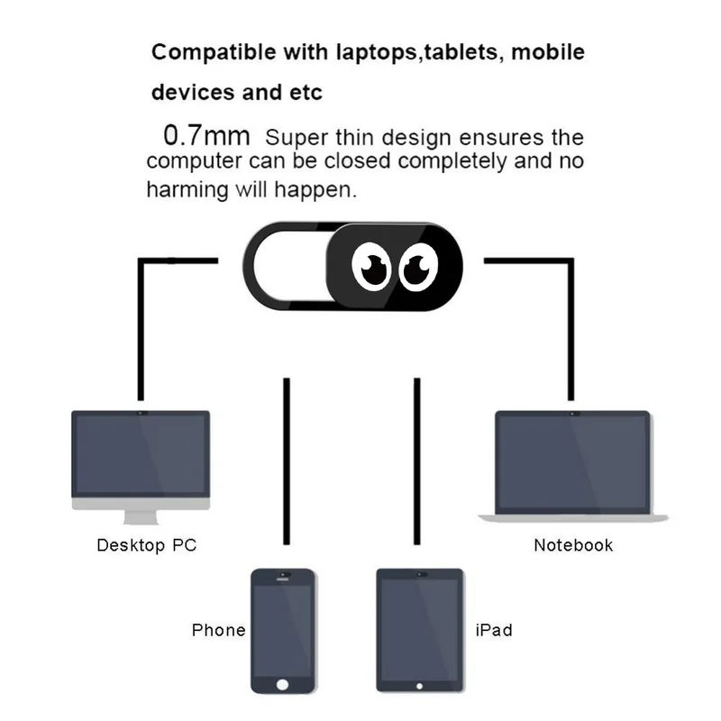 Крышка затвора для веб камеры магнитный слайдер крышка Macbook Pro Air iPhone Samsung объектив
