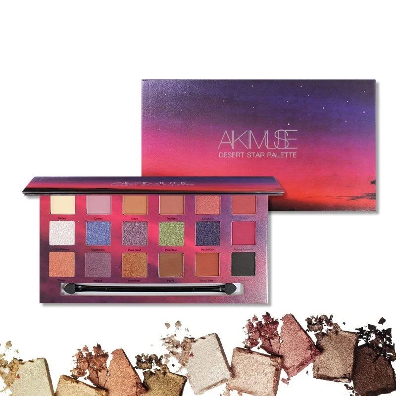 Сияющие матовые тени для век палитра макияжа Блеск длительный Пигмент Тени Sombras