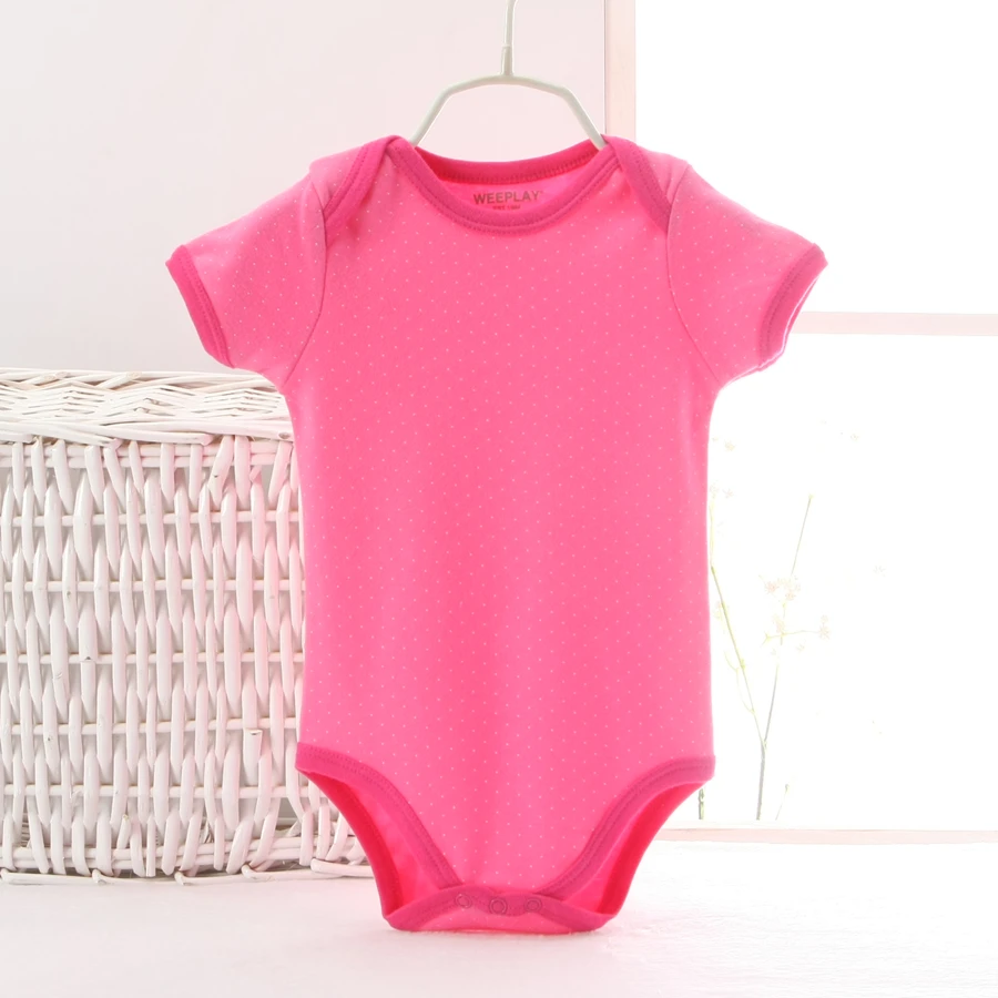 Male and female baby coveralls summer cotton short sleeve triangle package fart Romper newborn clothes thin clothing | Канцтовары для