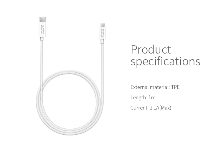 Nillkin кабель 1 м 2.1A USB к микро-usb Тип-C световыми приборами Тип с разъемами типа C и Micro USB для iPhone для huawei P30 для samsung S10 зарядки