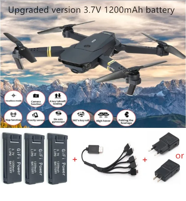 E58 обновление Lipo батарея 3 7 в 1200 мАч для L800 JY019 S168 M68 долгое время полета RC Дрон