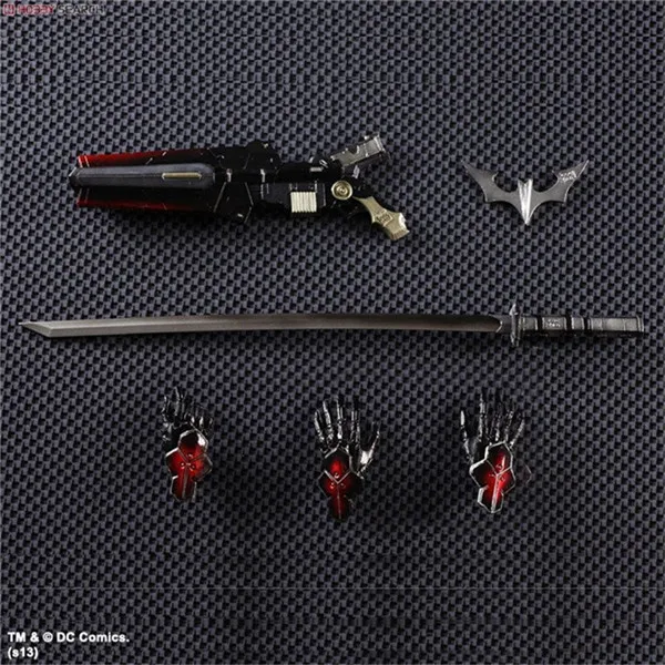2018 PLAY ARTS 27 см Бэтмен Аркхем рыцарь специальная красная версия фигурка модель