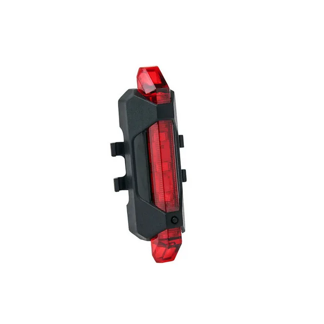 red Велосипедный светодиодный фонарь светильник USB Перезаряжаемые для велосипеда, задний светильник Водонепроницаемый велосипед хвост светильник задний фонарь для велосипеда - Цвет: red