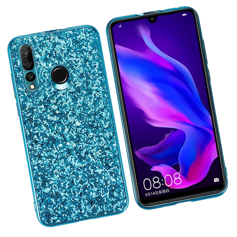 Чехол для Huawei Nova 4 блестящий Блестящий задний Honor 8A/8s/10i/V20/Play 8A тонкий защитный