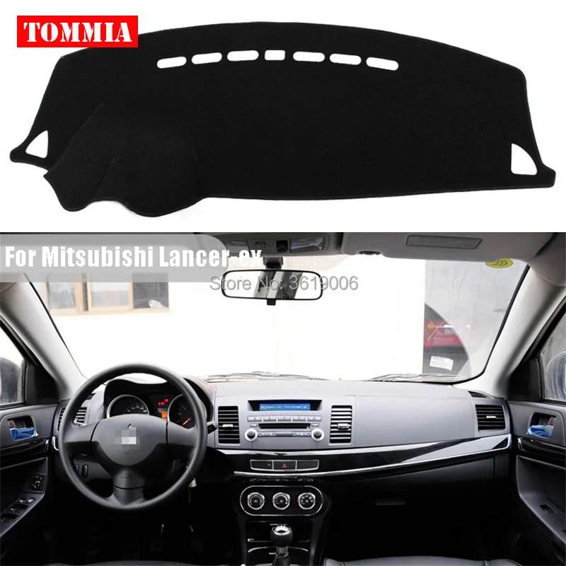 

TOMMIA Interior Dashboard Cover Light Avoid Pad Photophobism Mat Sticker For Mitsubishi Lancer-ex 2010-2015