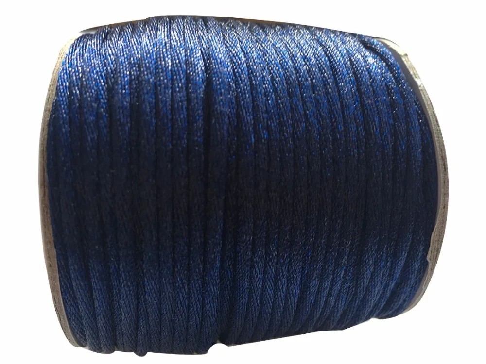 2 мм темно синий нейлоновый шнур ювелирные изделия аксессуары погремушка