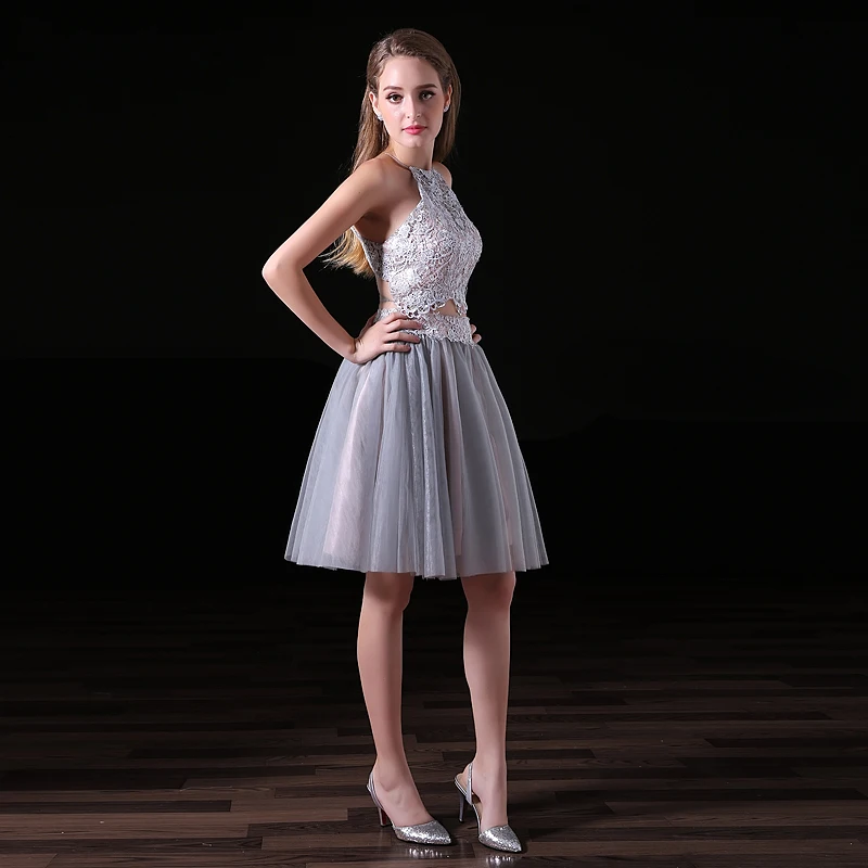 Forevergracedress реальные фотографии Двойка коктейльное платье Сексуальная Холтер