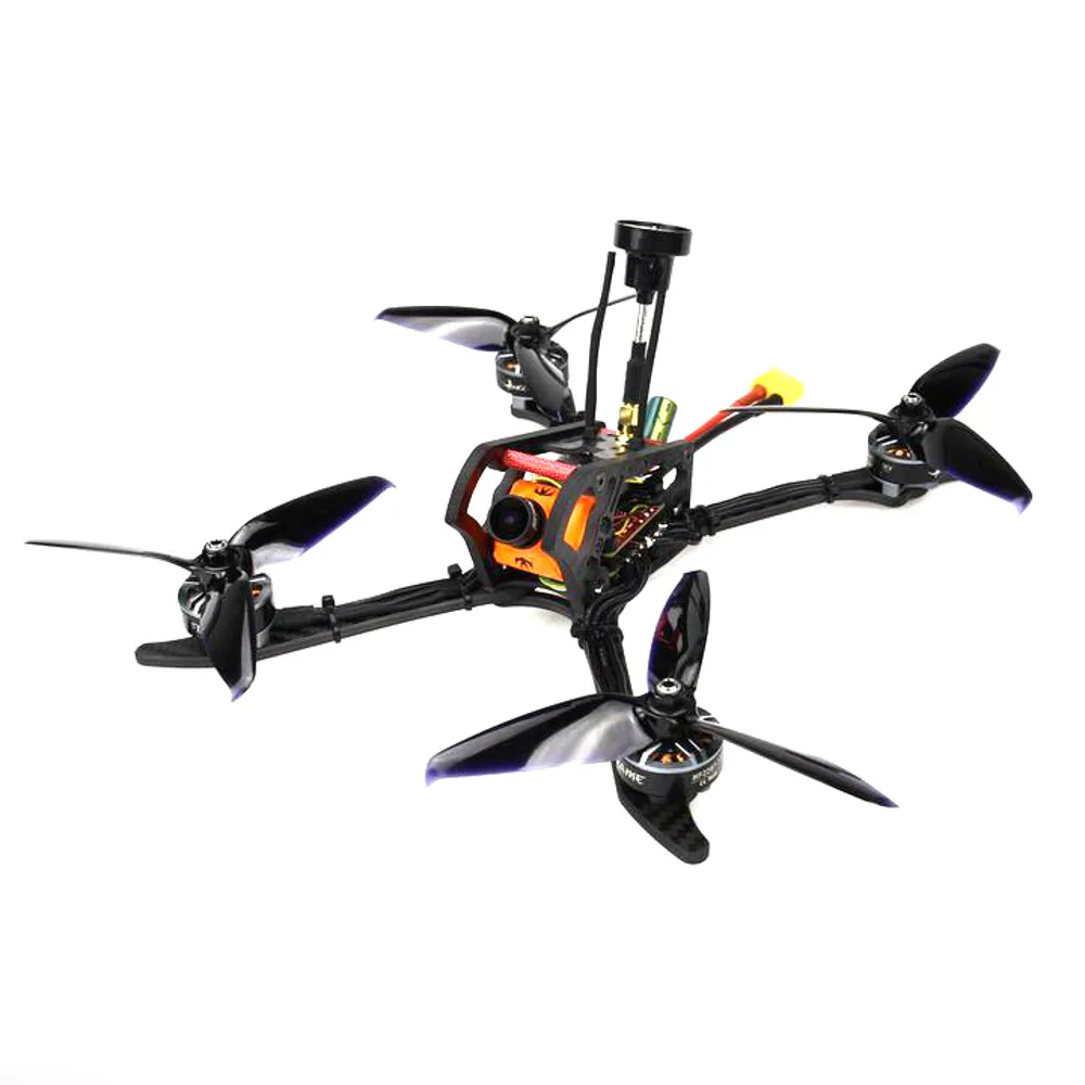 HGLRC 5 6S Mefisto 226 мм F4 OSD 1775KV 60A 600TVL 25/100/200/400mW VTX FPV гоночный Дрон FRSKY/FLYSKY BNF|Детали и