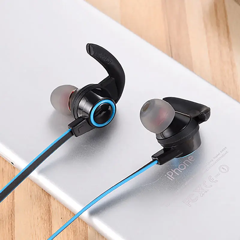 Смарт шумоподавление Спортивные Bluetooth 4 1 наушники с микрофоном для Iphone X 7P Xiaomi