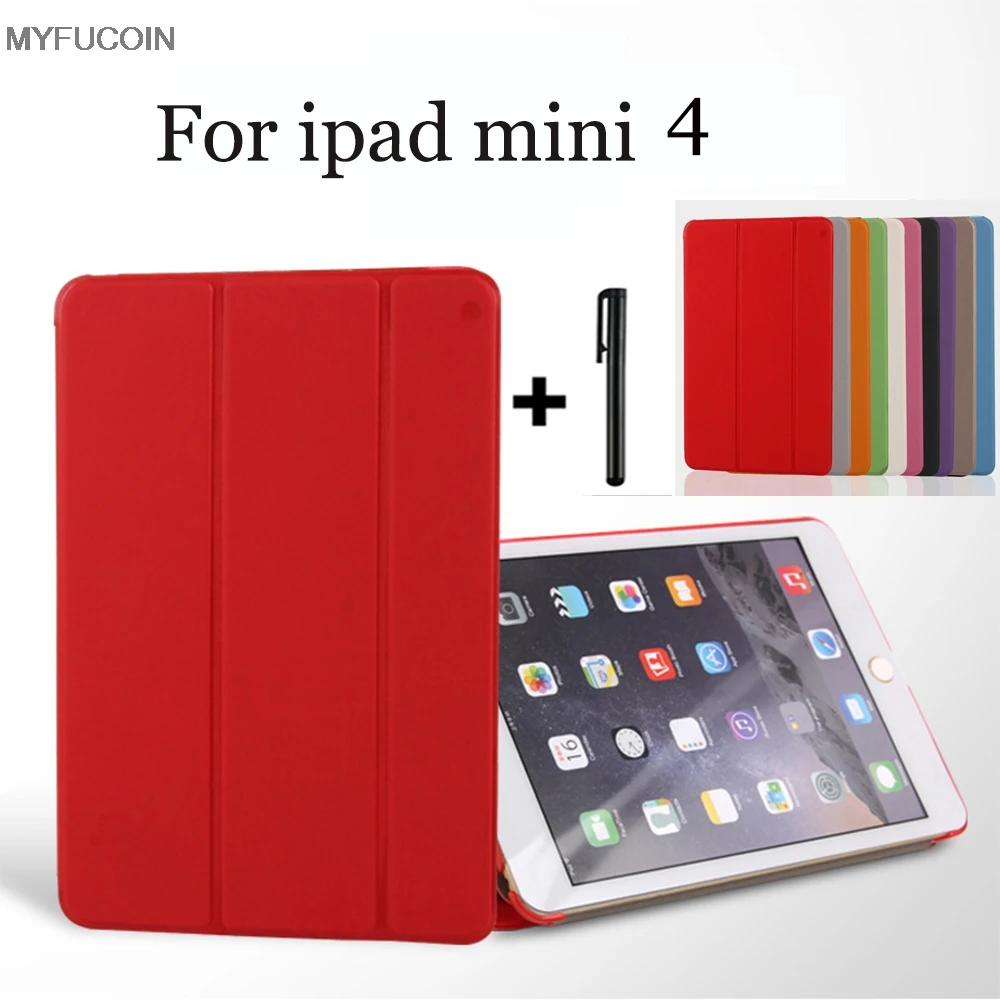 Для Ipad Mini 4 оригинальная серия Wake Up Fold Stand кожаный чехол Smart Cover протектор для IPad