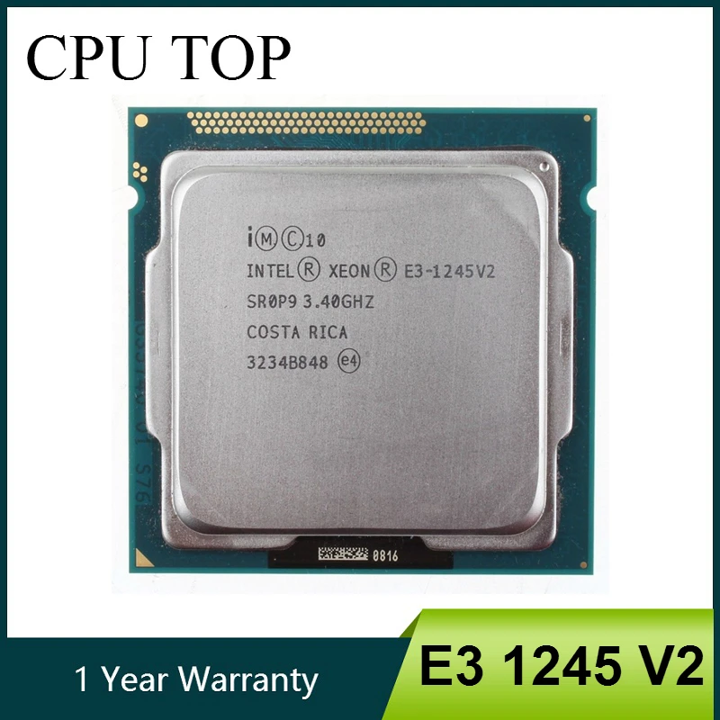 Четырехъядерный процессор Intel Xeon E3 1245 V2 3 4 ГГц LGA 1155 8 Мб SR0P9 | Компьютеры и офис