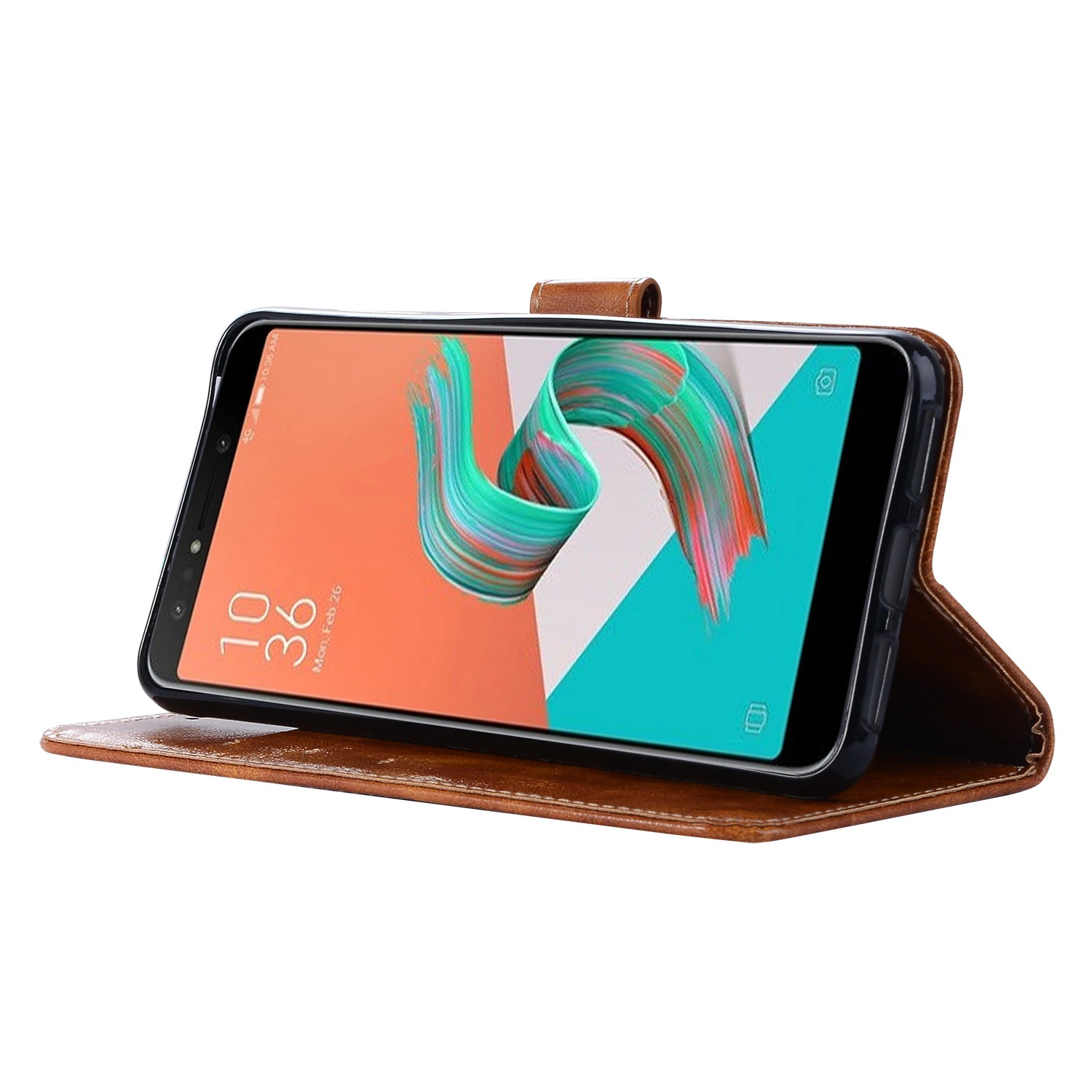 Чехол книжка из искусственной кожи для Asus Zenfone5 Lite Zc600kl чехол телефона s задняя