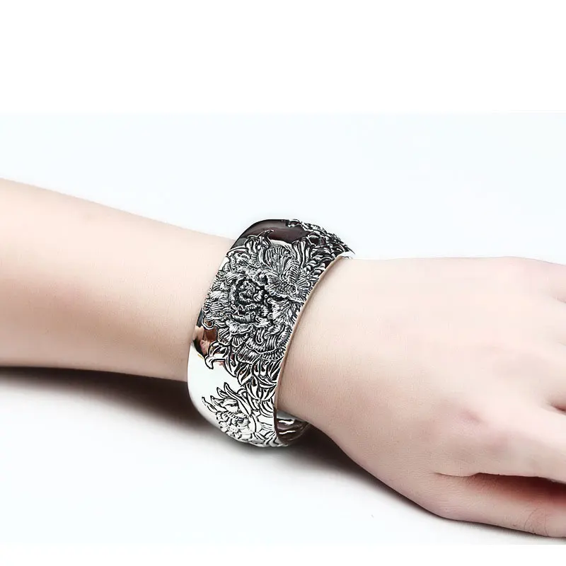 Женские браслеты из серебра 925 пробы RADHORSE изысканные ювелирные изделия китайский