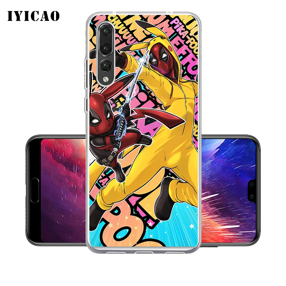 IYICAO DEADPOOL 2 мягкий силиконовый чехол для телефона Huawei P30 P20 Pro P10 P9 P8 Lite P Smart TPU