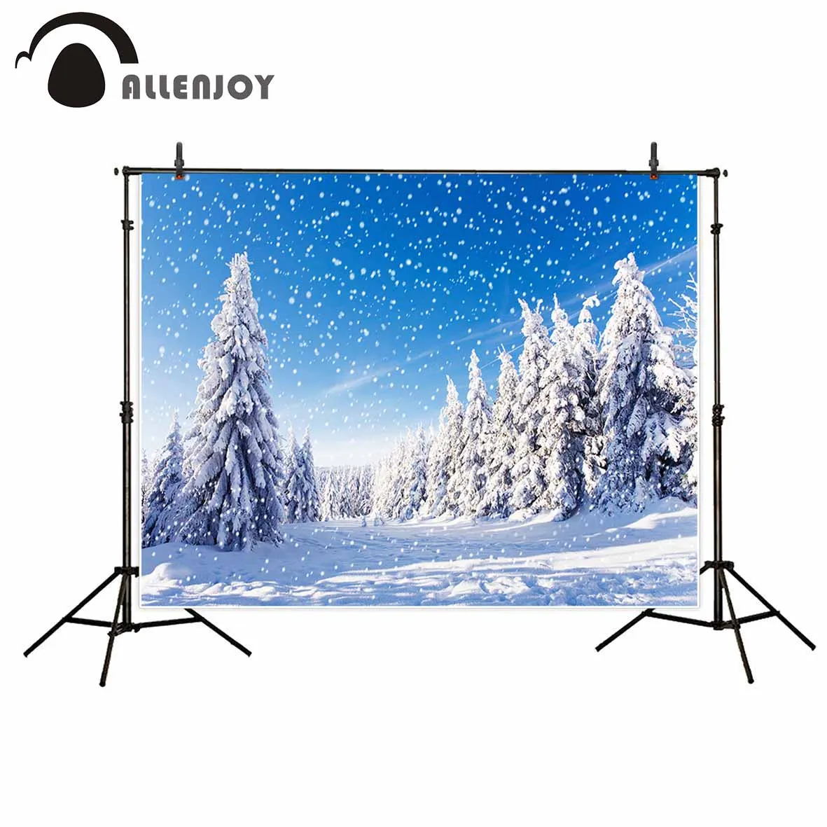 Allenjoy виниловые фоны для фотосъемки с изображением снега кедра красивый