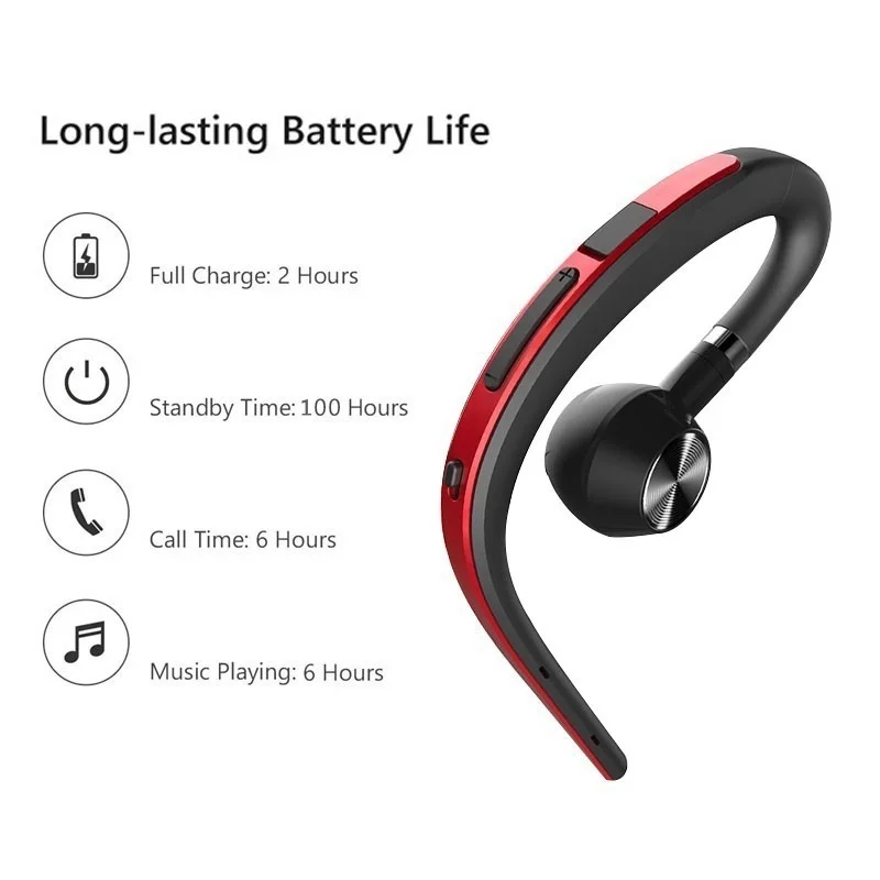 Bluetooth наушник на одно ухо SW26 свободные руки наушники с микрофоном для телефона