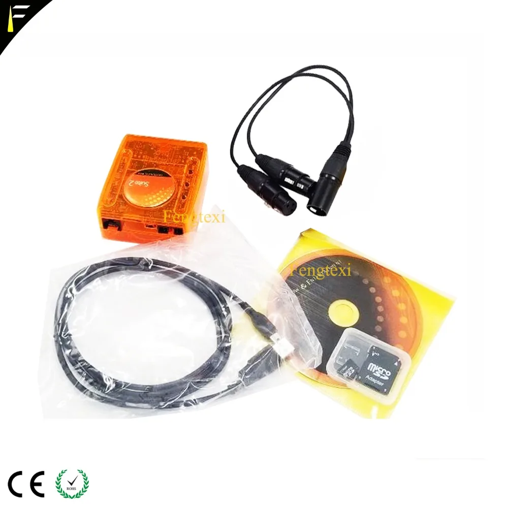 1xSet этап Dj шоу освещение DMX интерфейс консоли Sunlite Suite2 FC USB контроллер программного