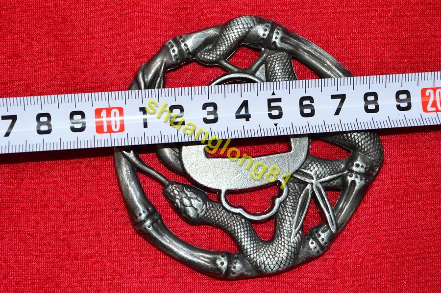 Wonderful HandMade Snake Tsuba Guard Japan Japanese Alloy For Samurai Katana Sword Knife Wakizashi |