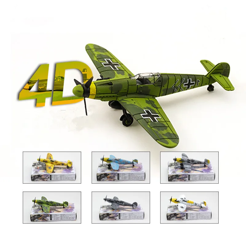 WW2, немецкий истребитель BF109, модель самолета, 6 шт., сделай сам, набор, модель самолета, Обучающие игрушки, Armas, блоки, Juguetes Educativos, детский подарок