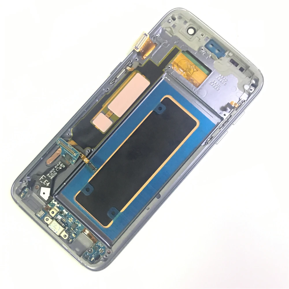 100% тест OLED LCDS для SAMSUNG Galaxy s7 edge G935 G935F ЖК дисплей сенсорный экран в сборе телефон