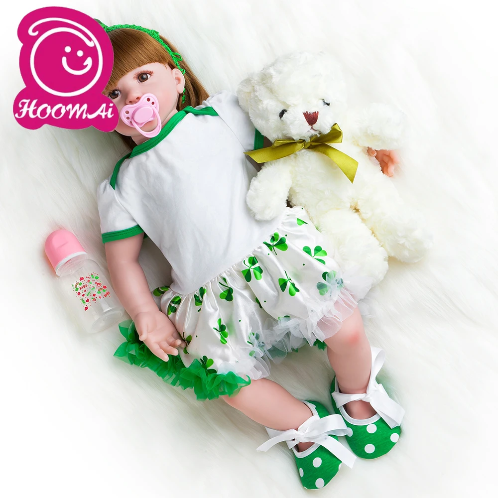 Силиконовая виниловая Кукла младенец 60 см игрушки для девочек принцесса малыш