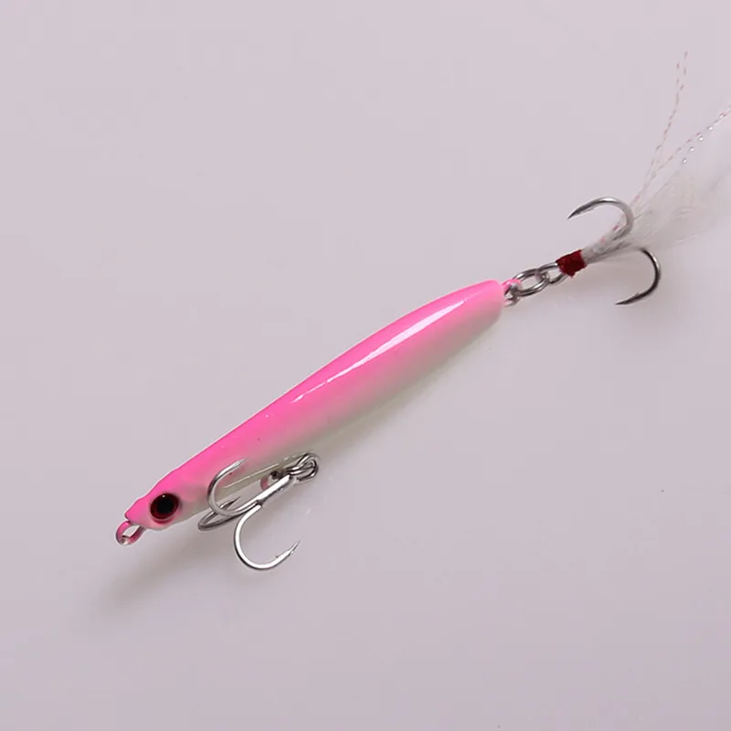 

Ufishing Quick Sinking Jigging Fishing Lures 10Pieces/Lot Big Belly Fish Bait 10g 15g 20g 30g Metal Jig