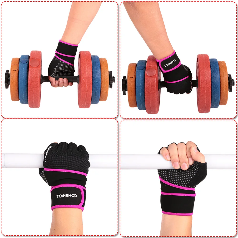 Перчатки TOMSHOO с поддержкой запястья для мужчин и женщин спортивные митенки
