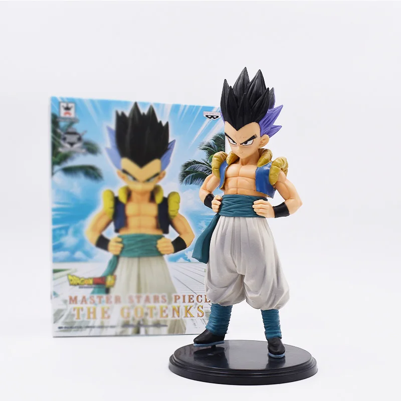 19 см аниме Dragon Ball Z Супер Saiyan фигурка Gotenks Master Stars кусок Стрекоза фигурка Коллекционная модель игрушки - Цвет: with box -A