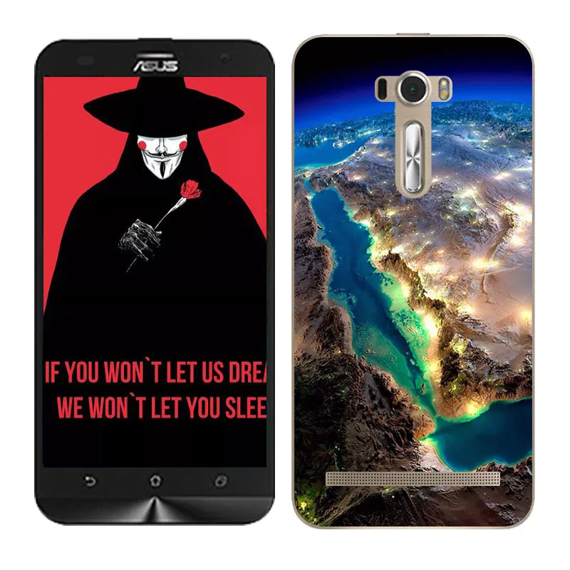 04 Для Asus Zenfone 2 Laser ZE550KL ZE551KL окрашенный космонавт чехол для телефона силиконовый задний Чехол для Asus ZE550KL Мягкий ТПУ чехол s - Цвет: 04