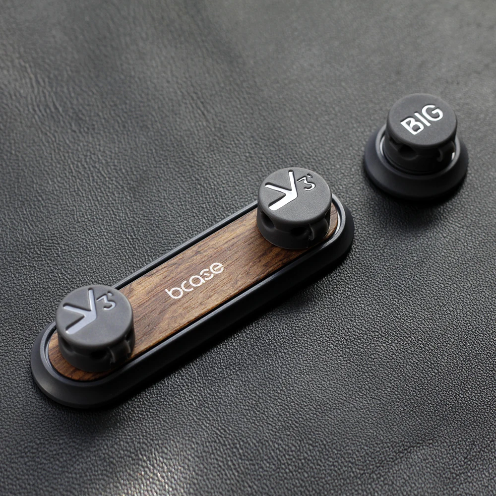 Walnutwood Color Xiaomi Bcase Магнитный кабель намотки провода Органайзер USB держатель кабельного зажима Сортировка инструмента рабочего места линия данных аккуратный инструмент - Цвет: Walnutwood Color