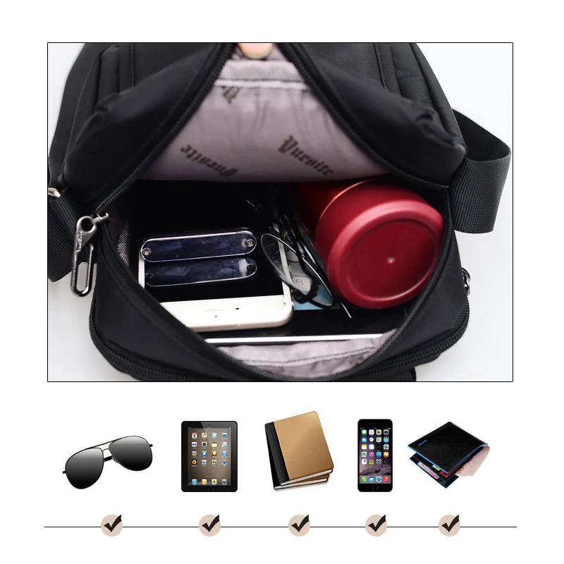 Дизайнерские сумки высокого качества повседневные мужские на плечо Холщовая