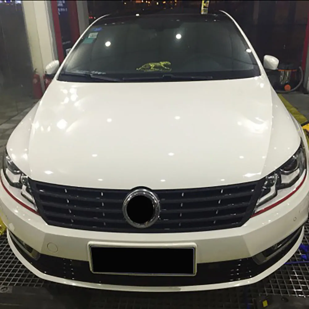 Карбоновый волокнистая Решетка переднего бампера Защитная пленка для