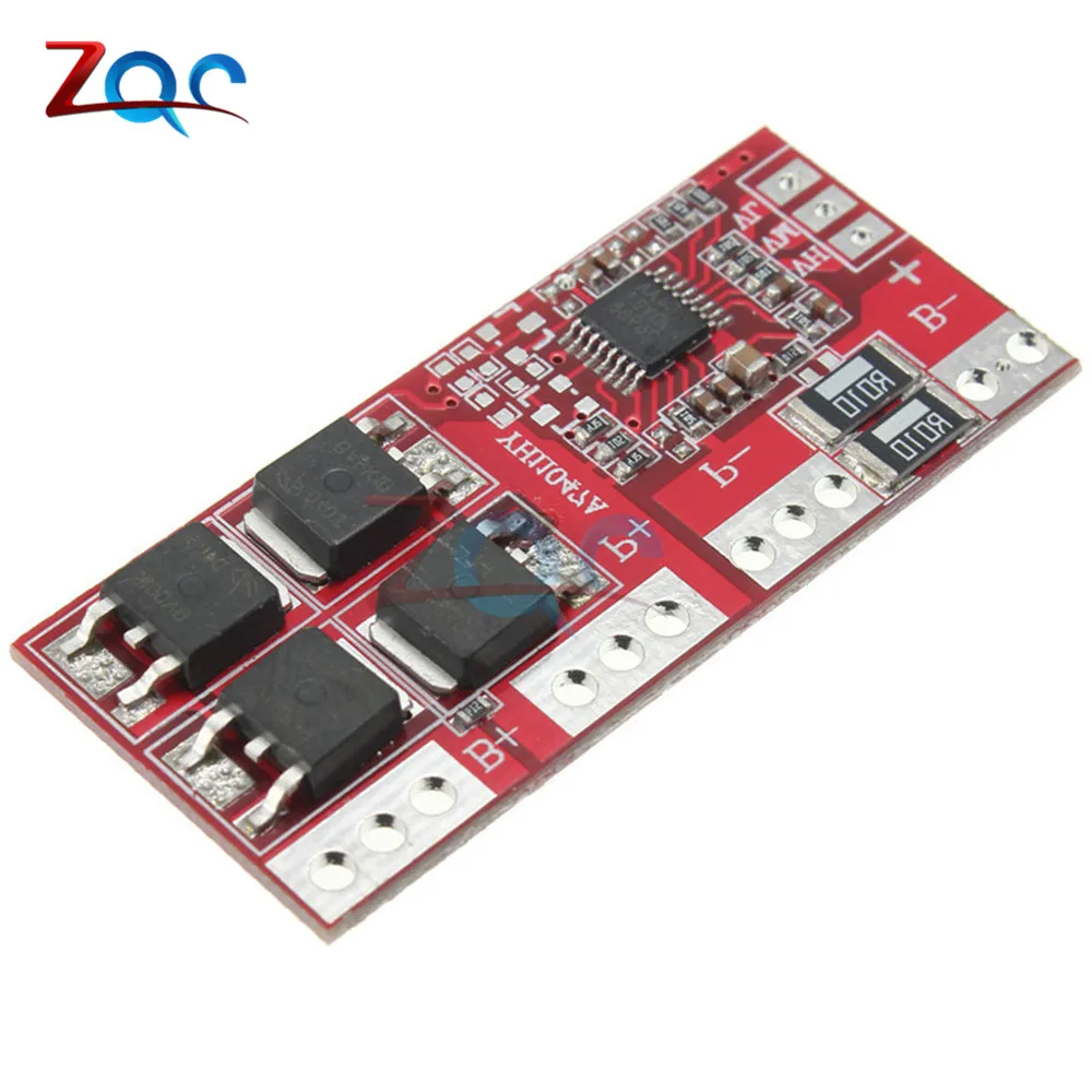 3S 20A литий-ионная литиевая батарея 18650 зарядное устройство PCB плата защиты BMS для сверлильного мотора 12,6 в Lipo ячеечный модуль 64x20x3,4 мм