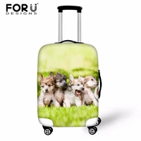 forudesigns pet dog travel luggage suitcase protective cover for trunk case suitcase cover elastic perfectly travel accessories