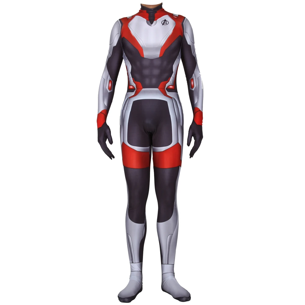 Новый костюм для косплея Endgame Quantum Realm супергероя Zentai комбинезон|Костюмы из
