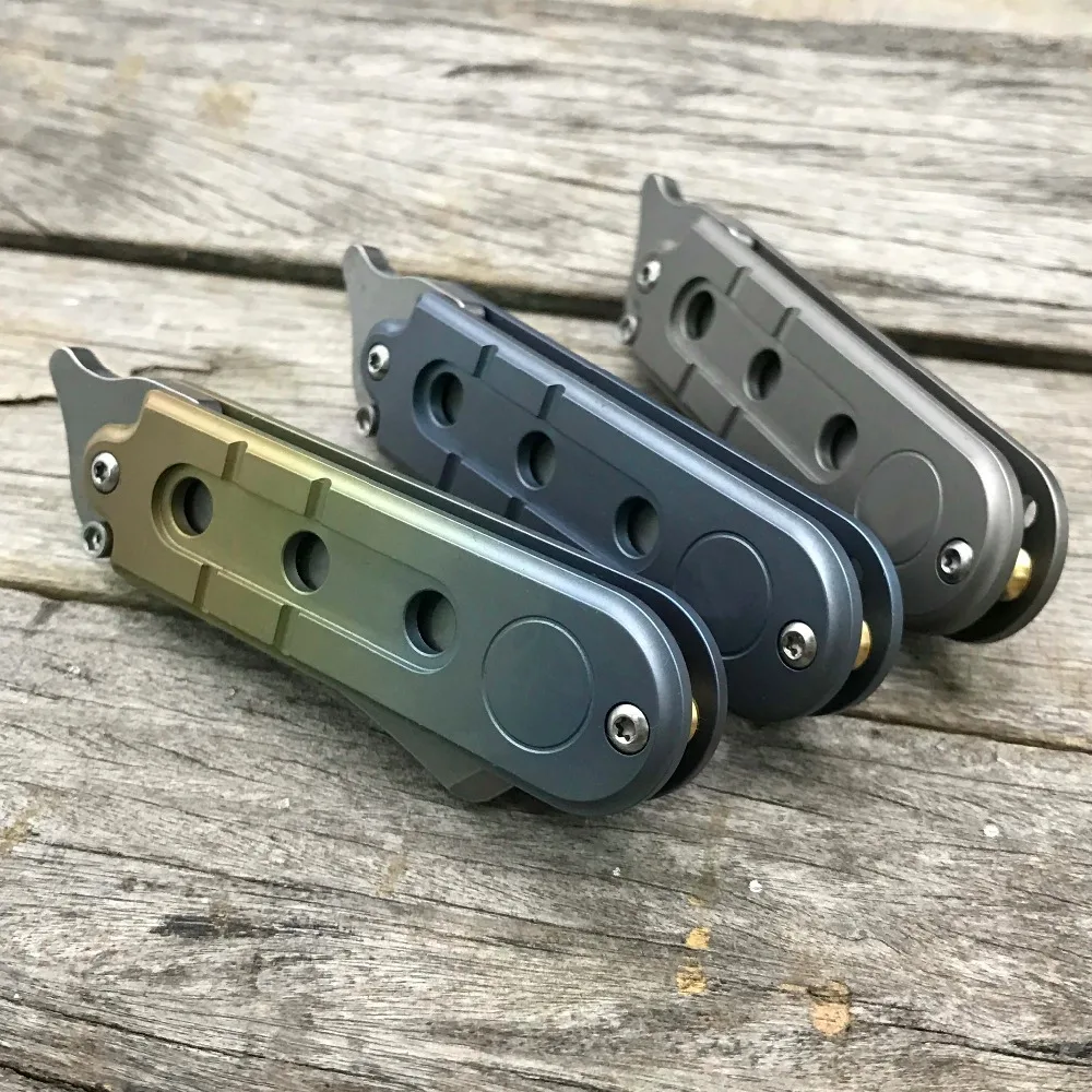 Складные мини ножи LDT Bean S35VN лезвие мясника титановая ручка SR карманная цепочка