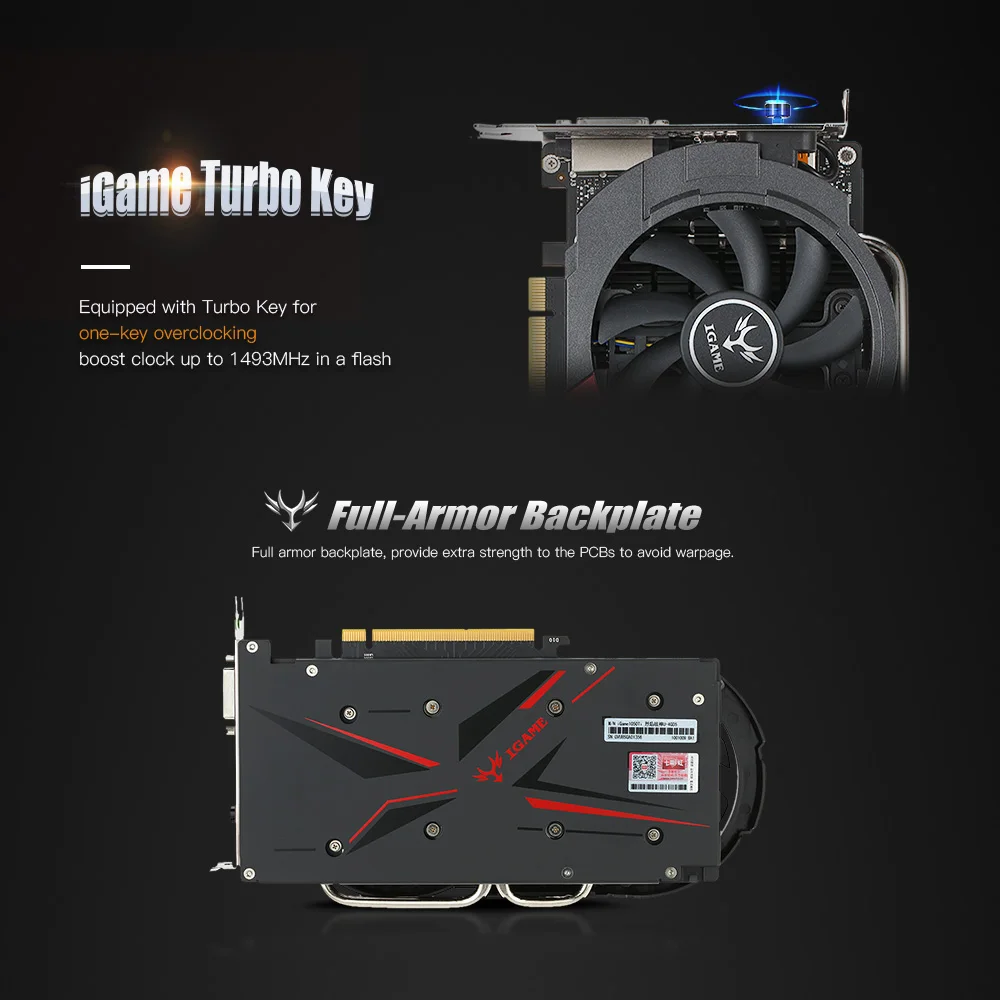 Красочные видеокарты NVIDIA GTX 1050Ti GeForce 4 ГБ GDDR5 128 бит PCI-E X16 3,0 GTX1050Ti iGame игровые видеокарты gtx 1050ti