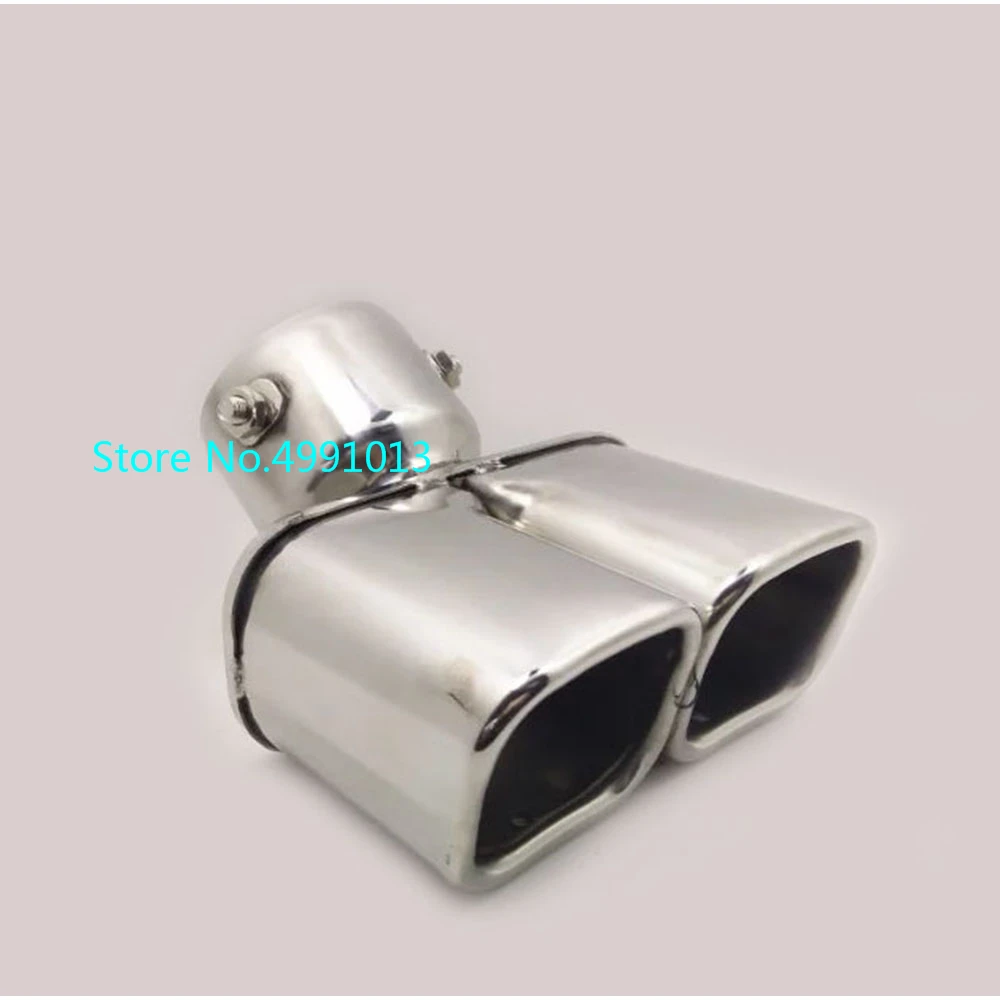 

car cover muffler exterior back pipe dedicate exhaust tip tail outlet ornament vent For Toyota HIACE 2005 2006-2010 2011-2018