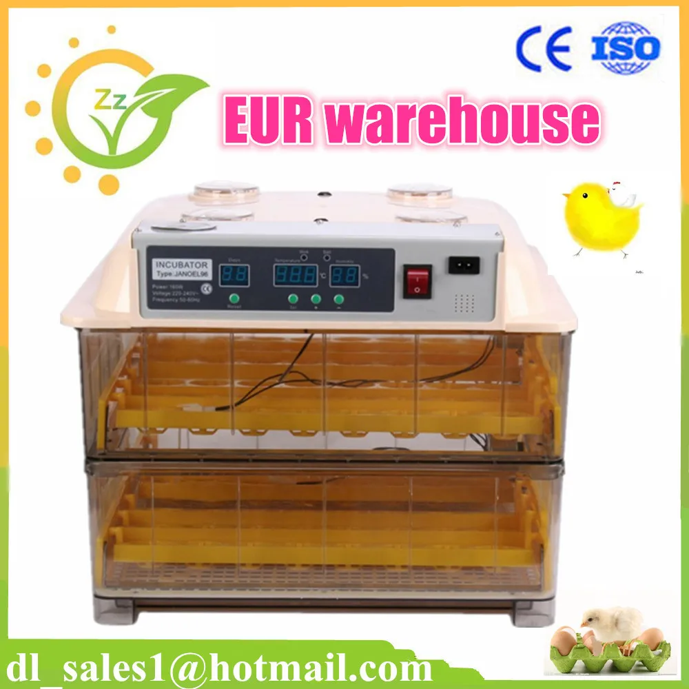 Горячая распродажа ЦЕ-одобренного яйцекладки, 96 яиц, цена на инкубатор для кур, полностью автоматический выводок.